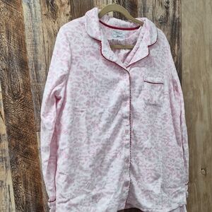 T1X Heavenly Soft by Carole Hochman Pink Floral Pajama Top